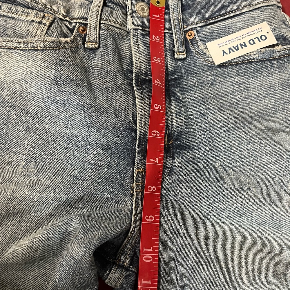 NWT Old Navy Tall High-Rise Curvy OG Straight Denim Jeans Size 4 - Picture 6 of 9